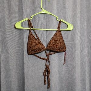 Brand new with tags brown chetah target triangle swimsuit